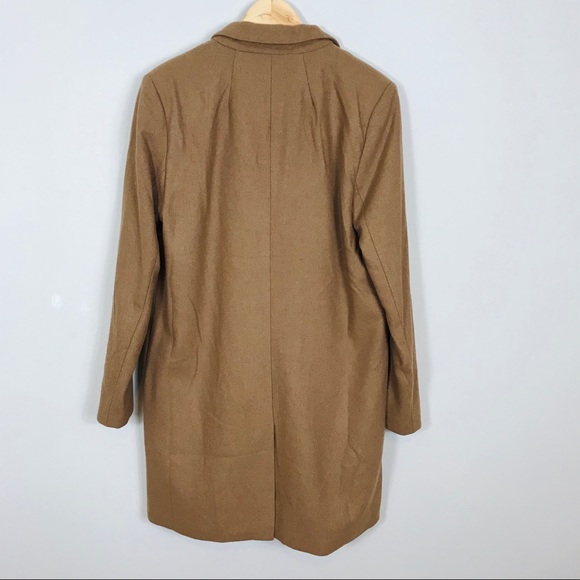 NEW BOUTIQUE Camel Tan Longline Long Blazer Coat - Picture 9 of 10